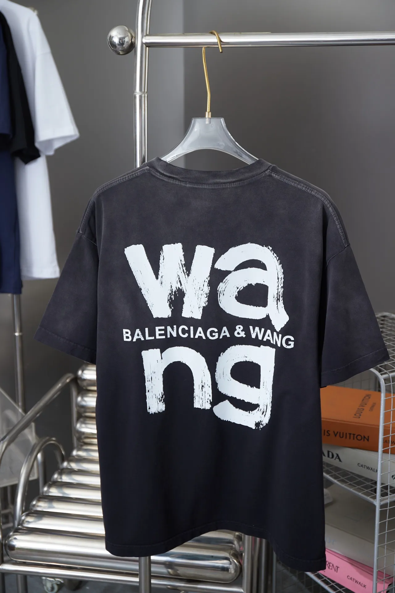 Alexarderwang 25SS New Arrival 100% 32 1X 1 ：Black/White/Blue/Green Size：S/M/L/XL